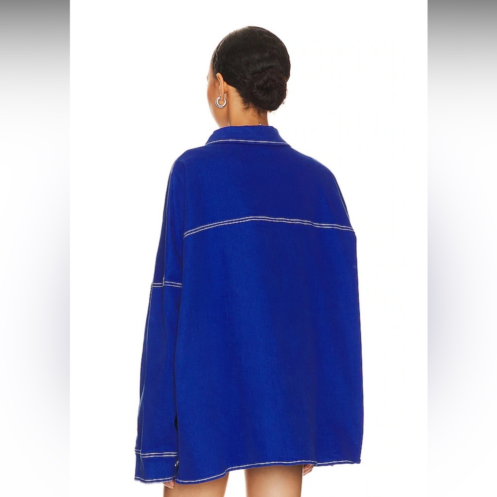 BY.DYLN Cooper Jacket in Blue Cobalt Revolve Size XS - Picture 3 of 7